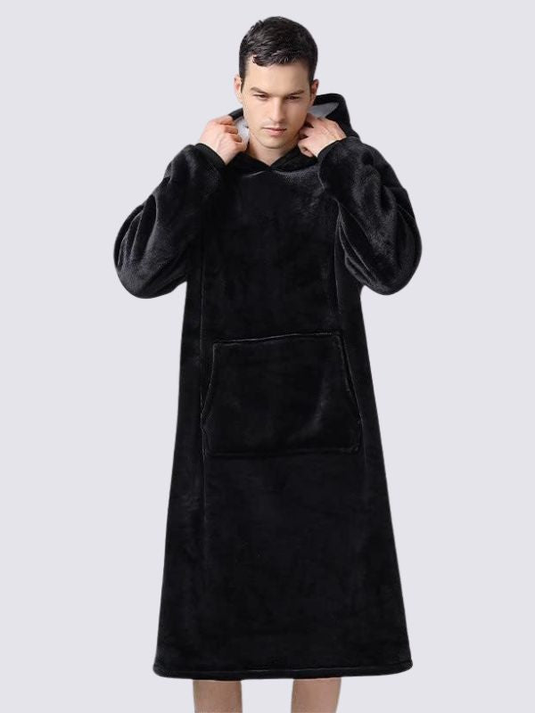 Black Big Blanket Hoodie | Cute Pajamas