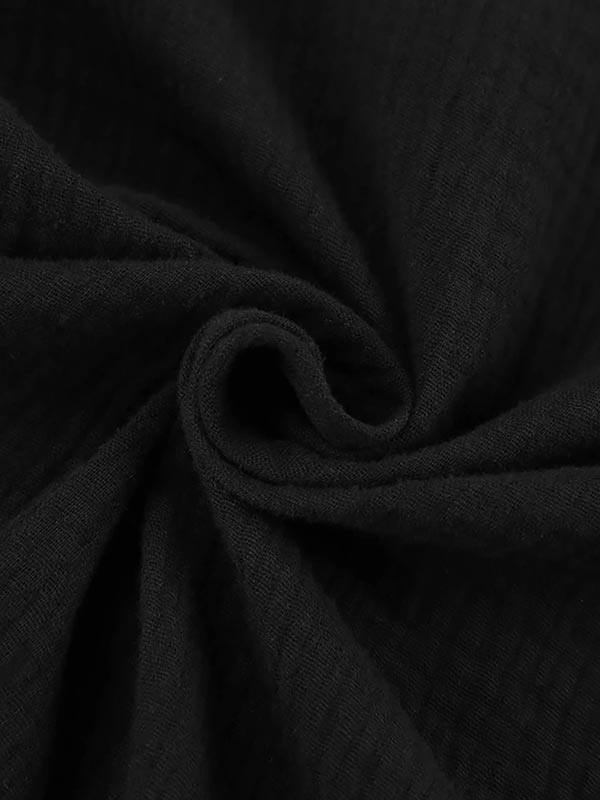 Black Cotton Pajama Set | Cute Pajamas