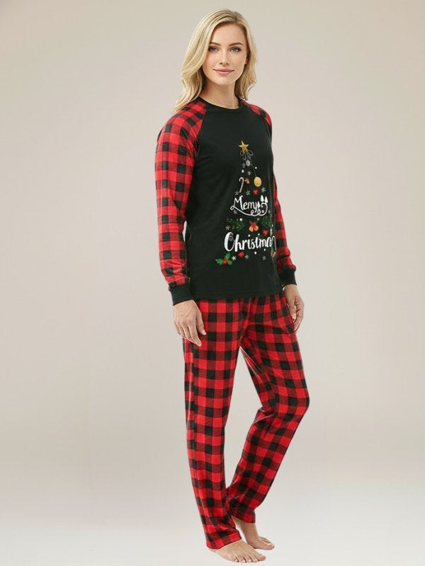 Red Buffalo Plaid Christmas Pajamas For Family | Cute Pajamas