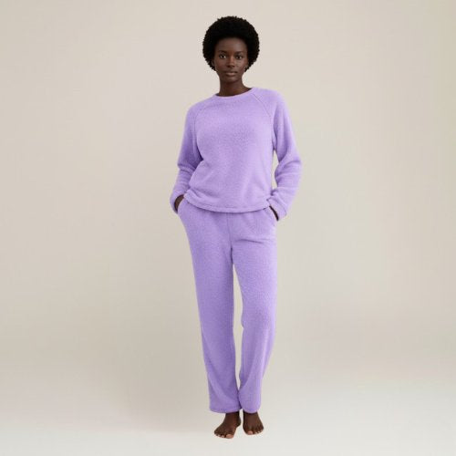 Clara - Lavender Fleece Pajama Sets | Cute Pajamas