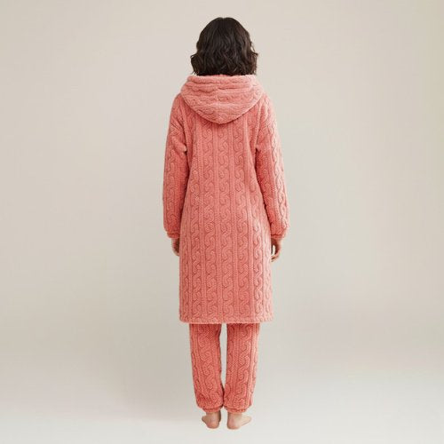 Joy - Pink Fleece Pajamas Womens | Cute Pajamas