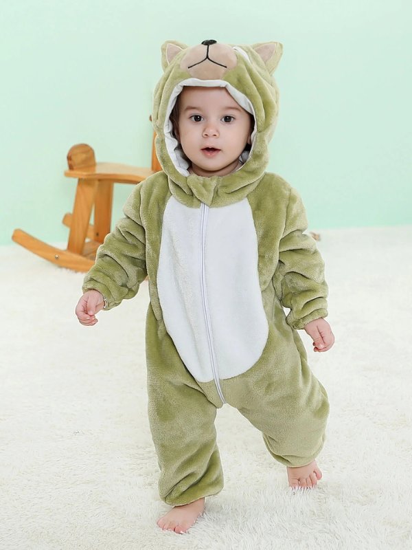 Infant Fleece Onesie | Cute Pajamas
