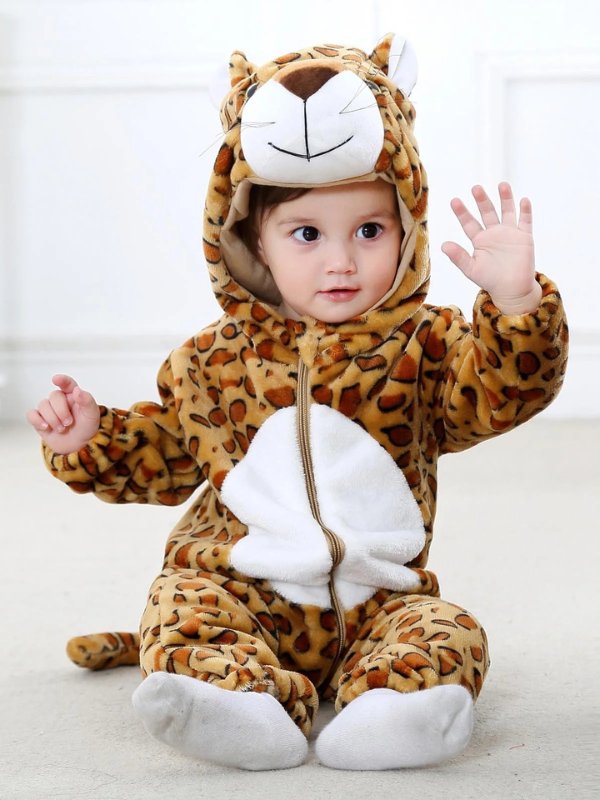 Infant Leopard Onesie | Cute Pajamas