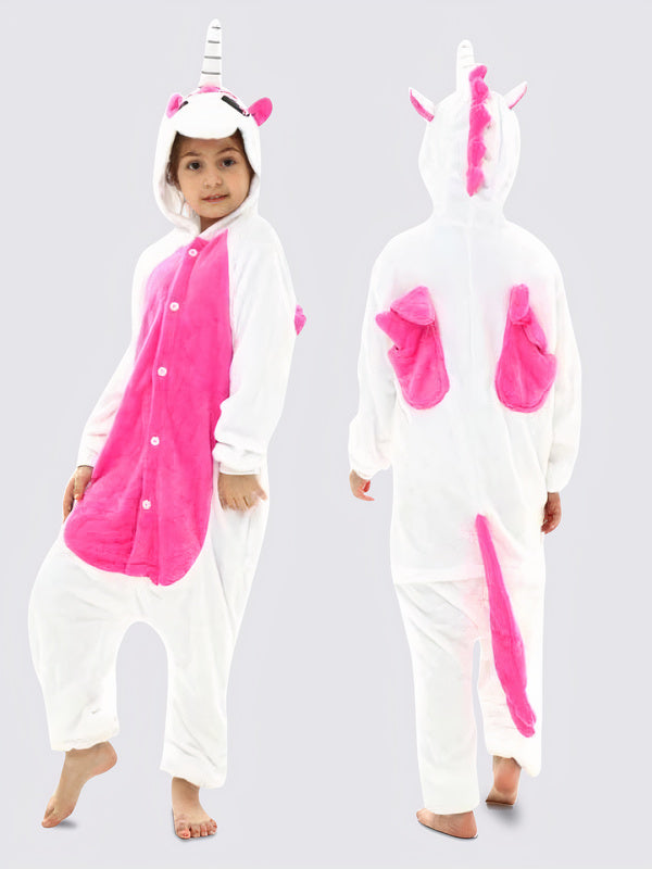 Pink Unicorn Girls’ Onesie