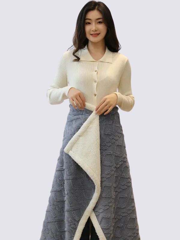 Esme - Ladies Plaid Poncho | Cute Pajamas