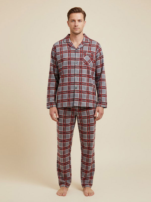 Mens Pajamas Set Cotton | Cute Pajamas