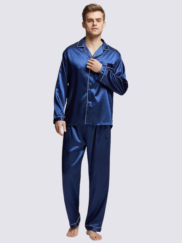 Mason - Men's Satin Pajamas | Cute Pajamas