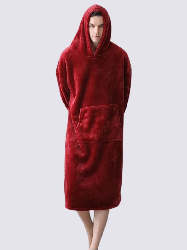 Red Oversized Hoodie Blanket | Cute Pajamas
