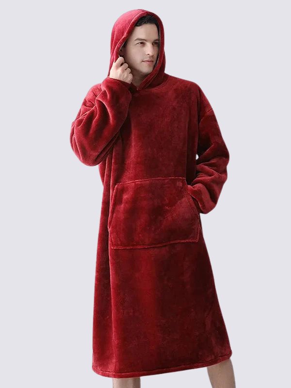 Red Oversized Hoodie Blanket | Cute Pajamas