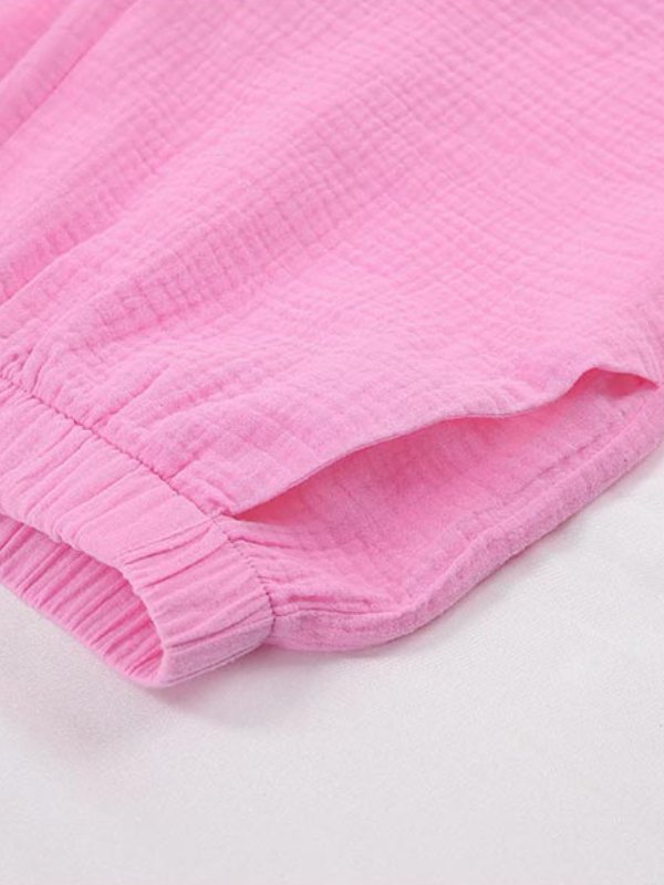 Pink Pajama Short Set | Cute Pajamas