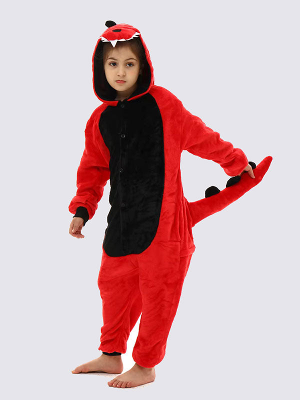 Red Dinosaur Onesie | Cute Pajamas