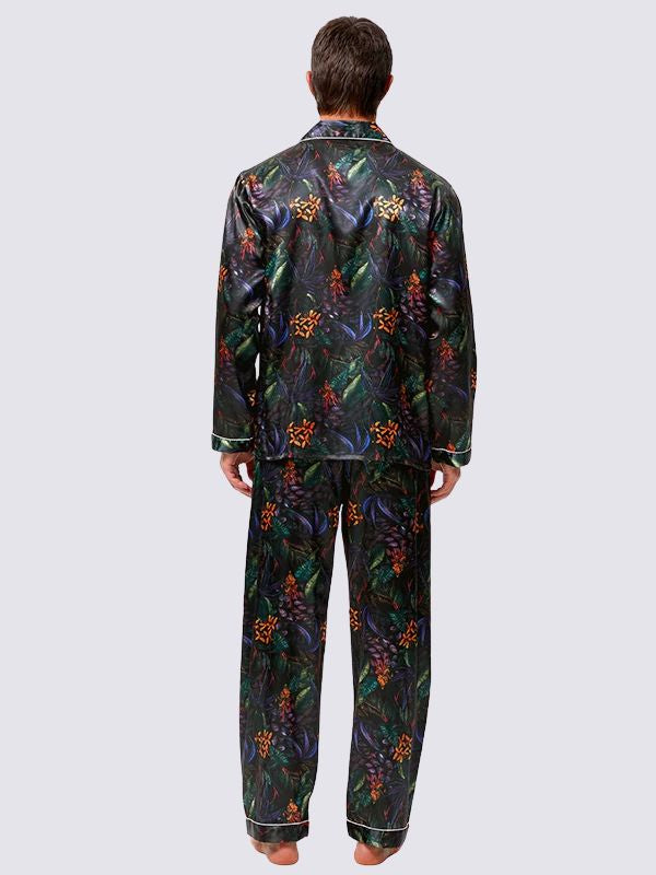 Niko Satin Pajamas For Men | Cute Pajamas