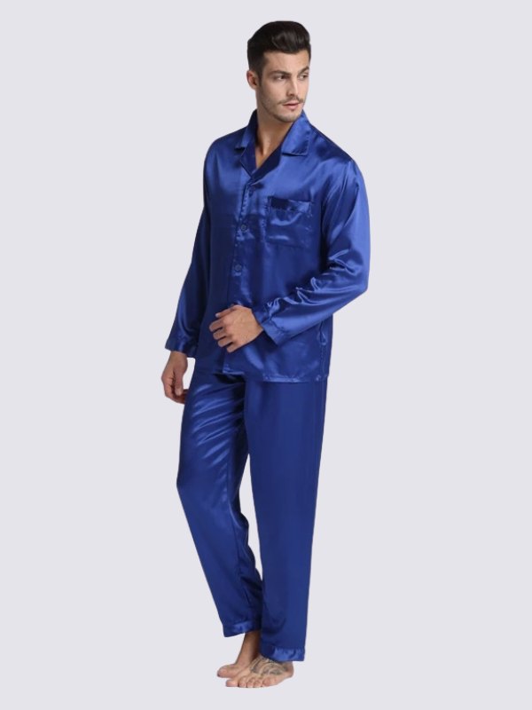 Rory Satin Pajamas Mens | Cute Pajamas