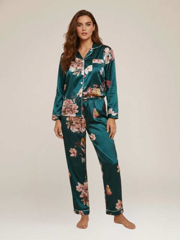 Aria Womens Satin Pajama | Cute Pajamas