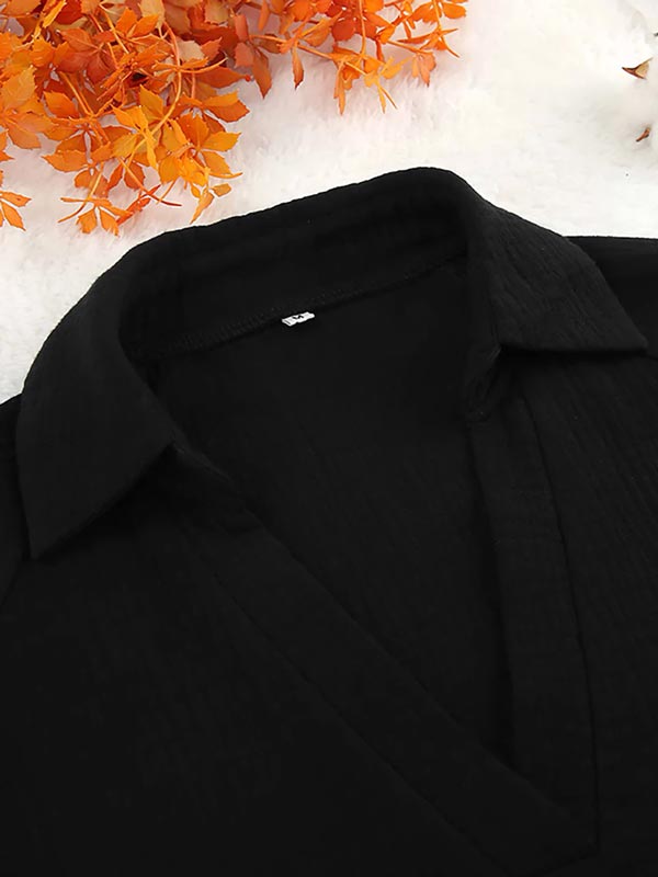 Black Cotton Pajama Set | Cute Pajamas