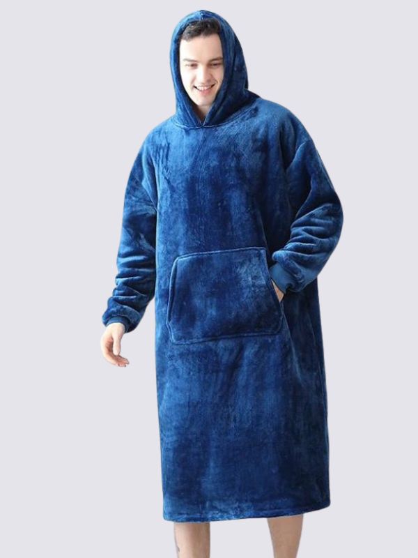 Blue Hoodie Blanket