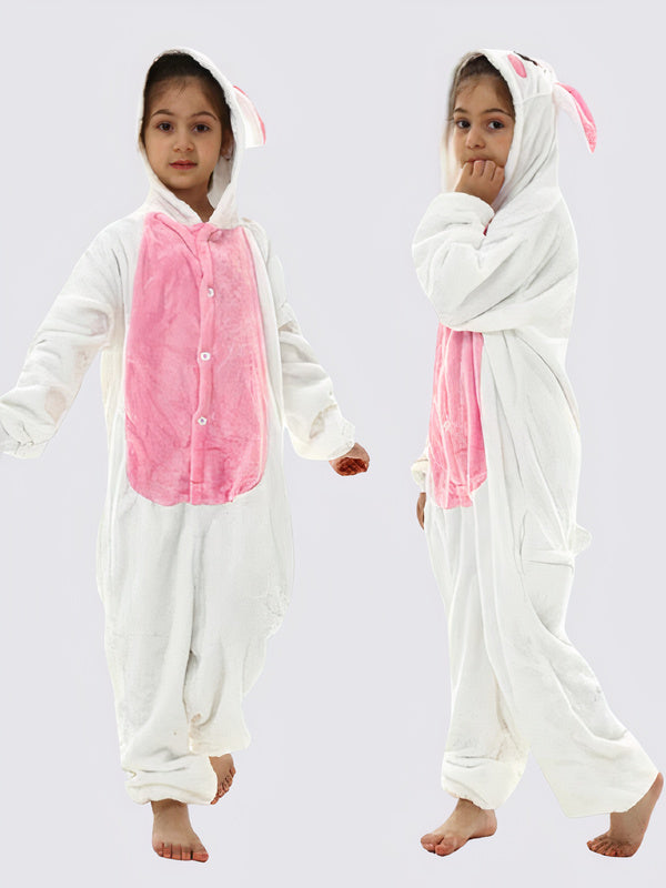 Pink Bunny Girls’ Onesie