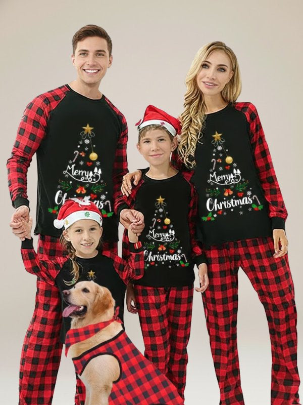 Red Buffalo Plaid Christmas Pajamas For Family | Cute Pajamas