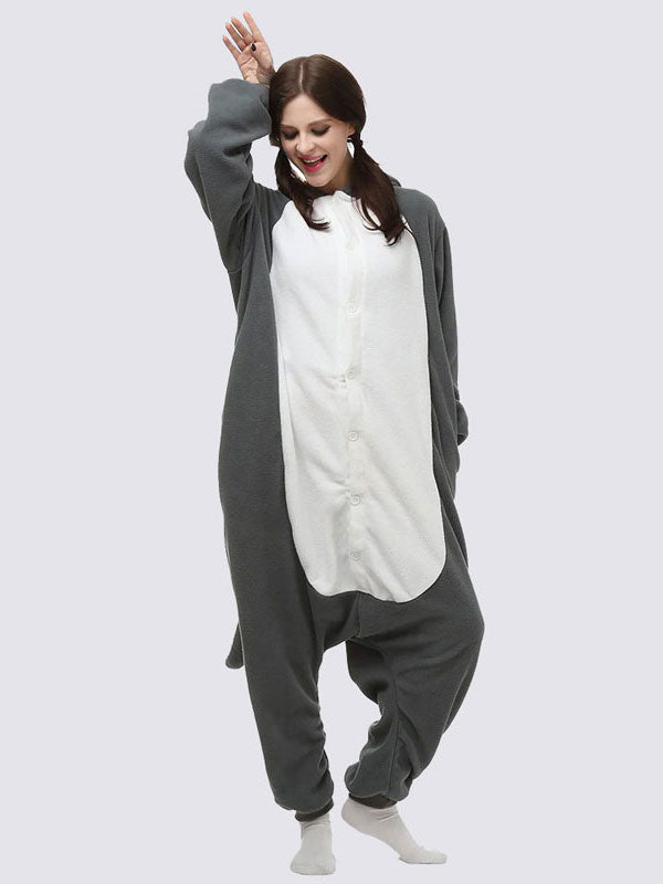 Combinaison Pyjama Pour Femme "Loup Gris" | Pyjama Shop