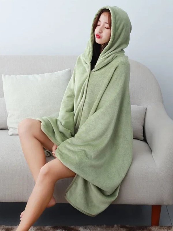 Annie - Fleece Blanket Hoodie | Cute Pajamas