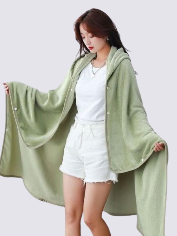 Annie - Fleece Blanket Hoodie | Cute Pajamas