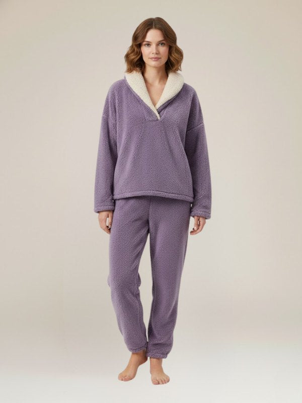 Olivia - Fleece Pajama Pants For Women | Cute Pajamas