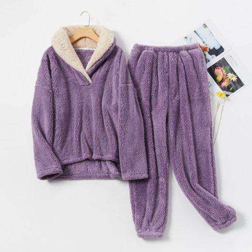 Olivia - Fleece Pajama Pants For Women | Cute Pajamas