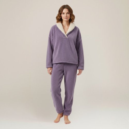 Olivia - Fleece Pajama Pants For Women | Cute Pajamas