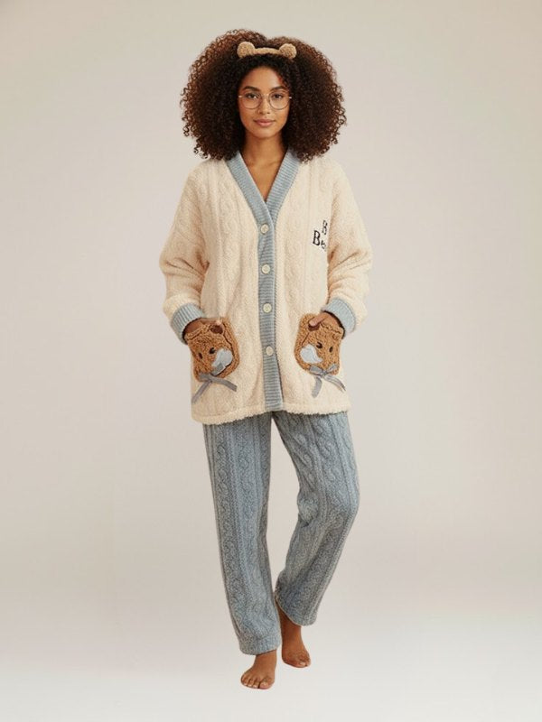 Lucy Fleece Pajama Set For Women | Cute Pajamas