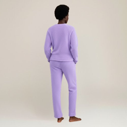Clara - Lavender Fleece Pajama Sets | Cute Pajamas