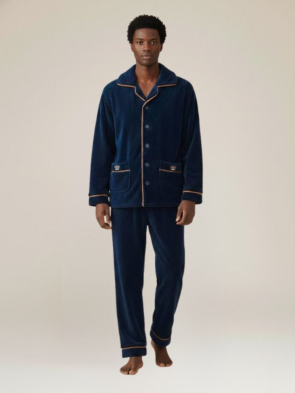 Royal - Fleece Pajamas For Men | Cute Pajamas