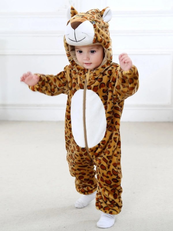 Infant Leopard Onesie | Cute Pajamas