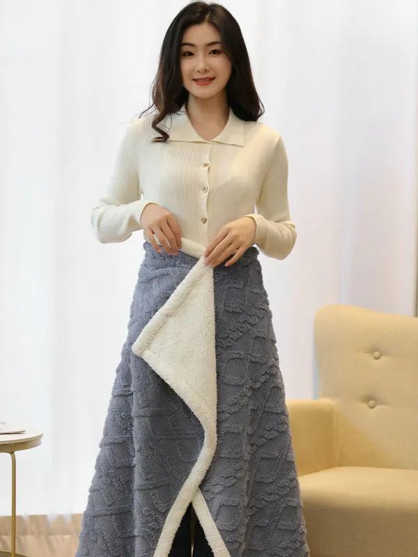 Esme - Ladies Plaid Poncho | Cute Pajamas