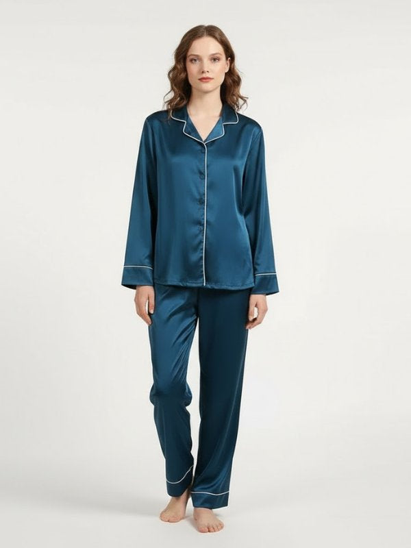 Matching Satin Pajamas Set For Couples | Cute Pajamas