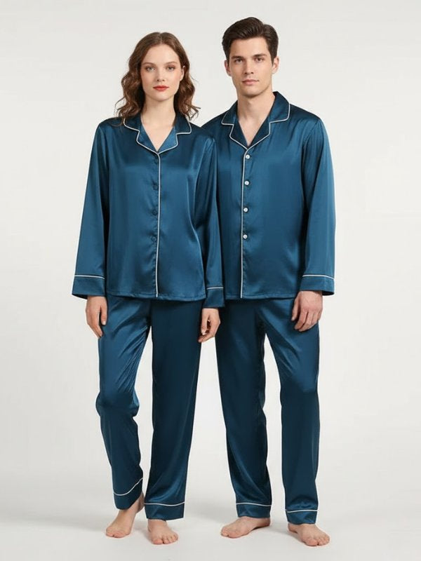 Matching Satin Pajamas Set For Couples | Cute Pajamas