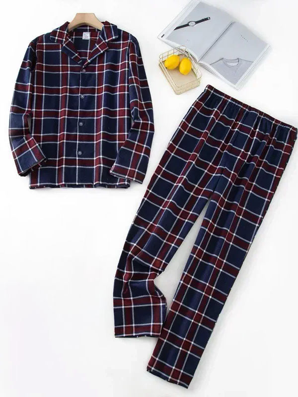 Men's Pajama Set Cotton | Cute Pajamas