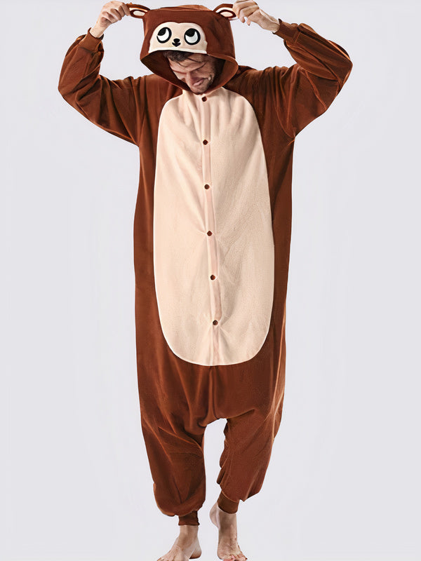 Monkey Onesie Adult | Cute Pajamas