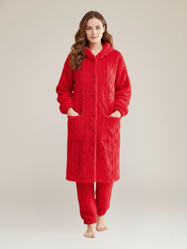 Joy - Plus Size Fleece Pajamas | Cute Pajamas