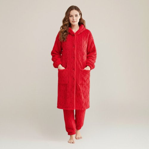 Joy - Plus Size Fleece Pajamas | Cute Pajamas