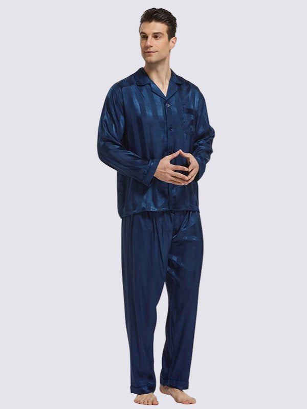 Zane - Satin Pajama Set Mens | Cute Pajamas